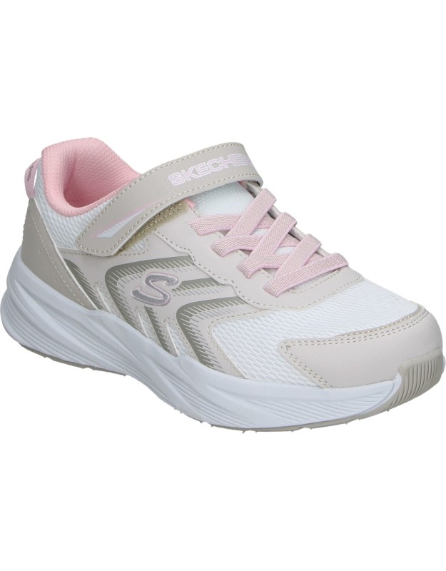 Deportiva Skechers Microspec Tread beige para niña 303642l-ntlp