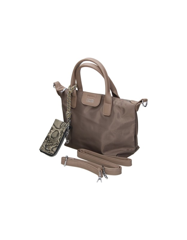 Bolso bandolera con asas CHENSON 8065-2 en marrón para mujer