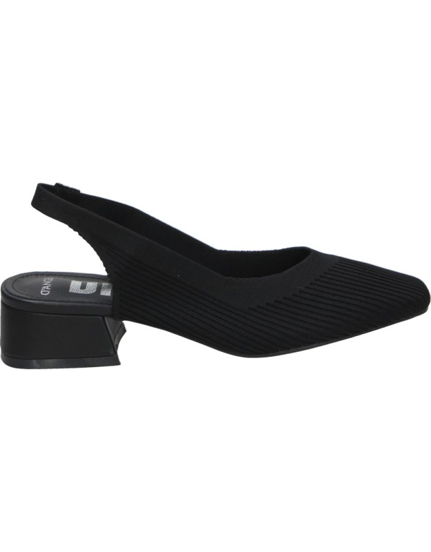 Zapatos de Tacón D'Angela para Mujer Color Negro Sin Cierre