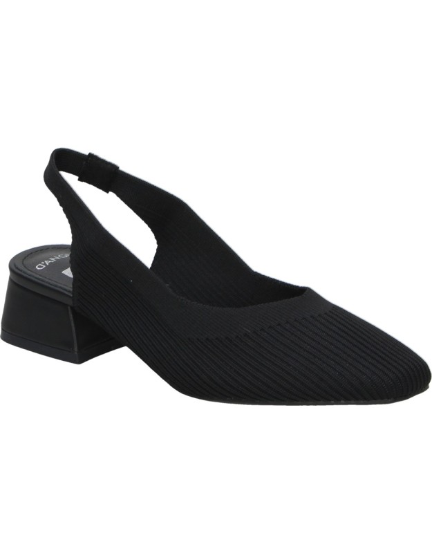 Zapatos de Tacón D'Angela para Mujer Color Negro Sin Cierre