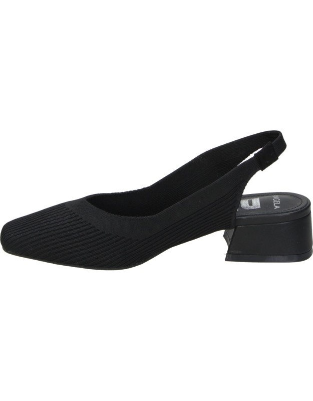 Zapatos de Tacón D'Angela para Mujer Color Negro Sin Cierre
