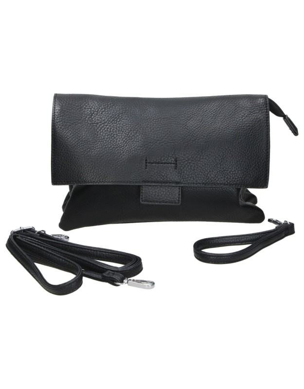 Bolso Bandolera Ajustable con Cremallera CHENSON 1786 Color Negro para Mujer