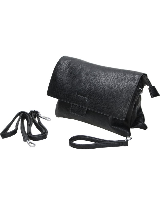 Bolso Bandolera Ajustable con Cremallera CHENSON 1786 Color Negro para Mujer