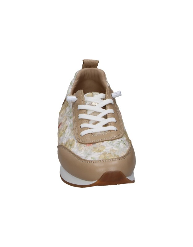 Zapatos THE HAPPY MONK Color Beige para Mujer con Cordones Decorativos
