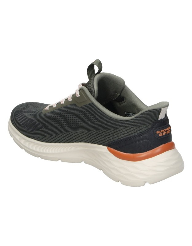 Zapatilla Skechers Slip-ins Relaxed Fit: Garner Ellis 211369-olv en verde
