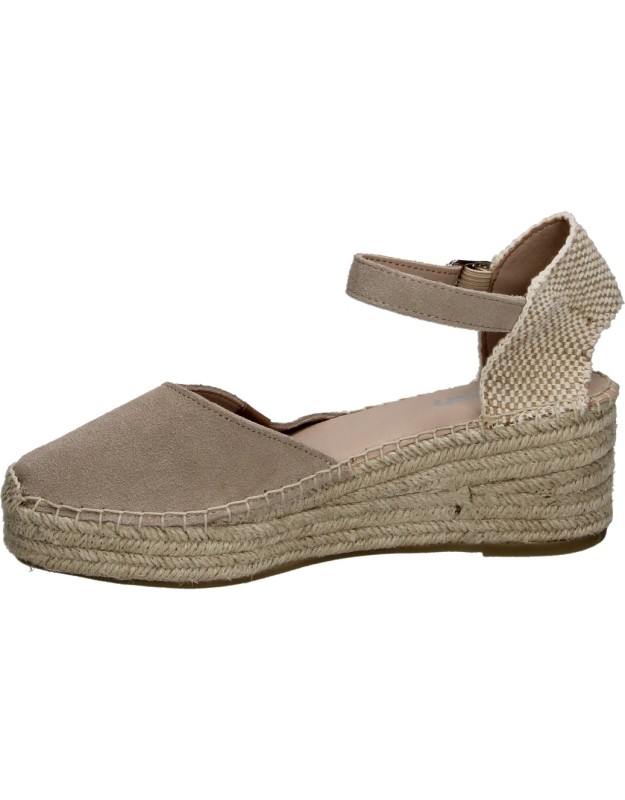 Sandalias con Cuña para Mujer REFRESH 175235 Color Beige