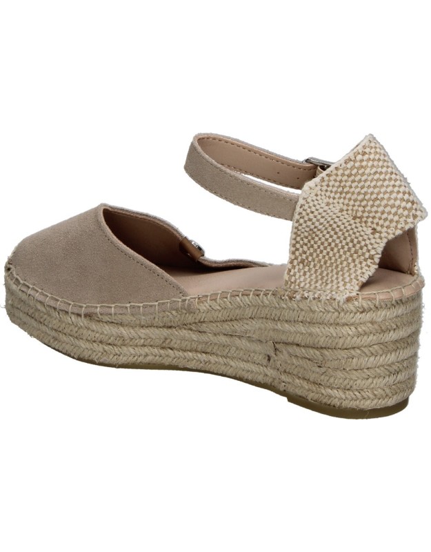 Sandalias con Cuña para Mujer REFRESH 175235 Color Beige