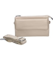 Bolso Bandolera CHENSON 7018 en Color Taupe para Mujer estilo Casual
