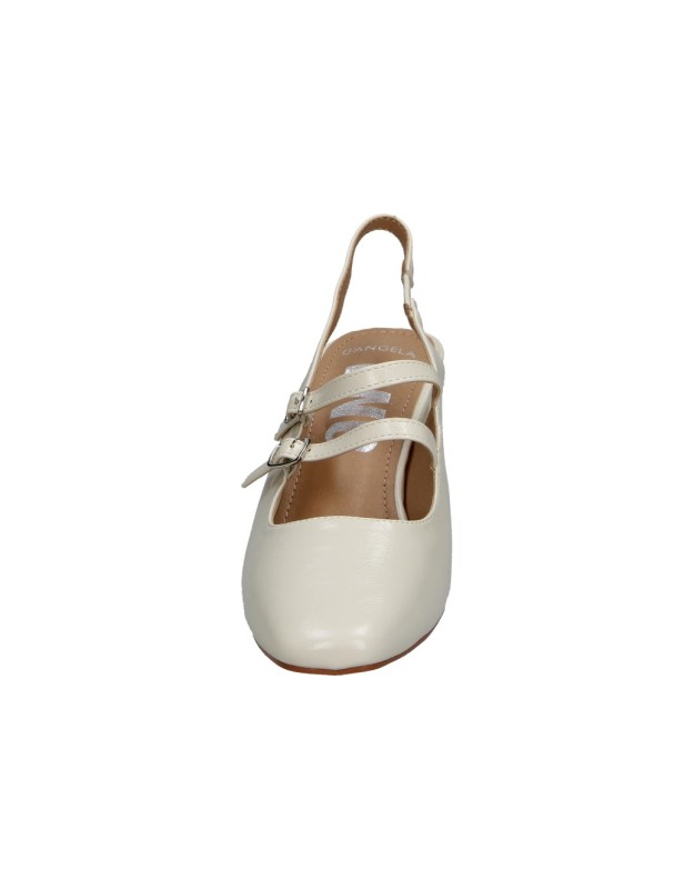 Zapatos D'ANGELA de Tacón Color Blanco para Mujer