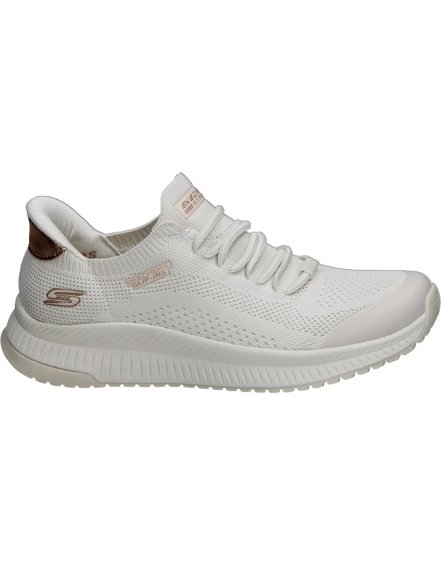 Deportiva Skechers Slip-ins: BOBS Squad 4 Dire Step blanca 117743-ofwt