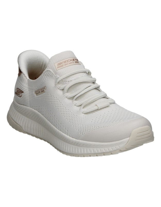 Deportiva Skechers Slip-ins: BOBS Squad 4 Dire Step blanca 117743-ofwt