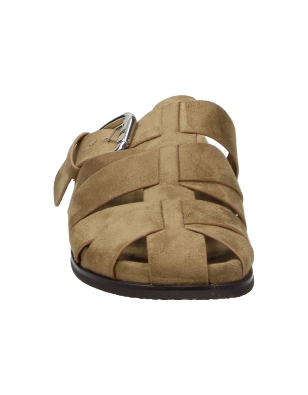 Zuecos SKYDIVA BUEN ROLLO en Color Camel para Mujer