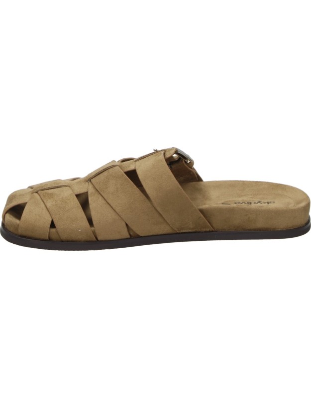 Zuecos SKYDIVA BUEN ROLLO en Color Camel para Mujer