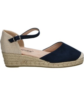 Sandalias de Cuña AMARPIES acx26481 Color Azul Marino para Mujer