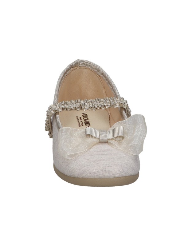Zapato Elegante VULCA-BICHA 1207 en Color Crudo para Niña
