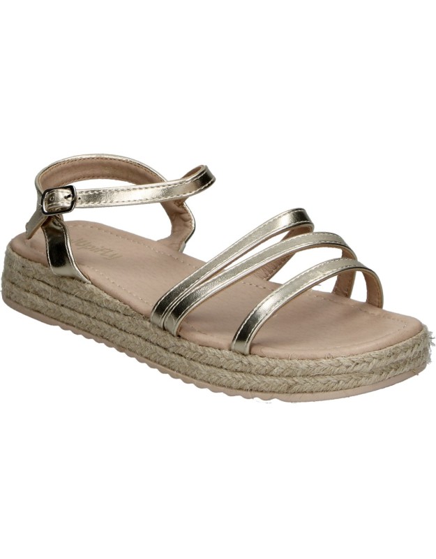 Sandalias con Plataforma JUPIFLY 9204 Color Dorado para Niña