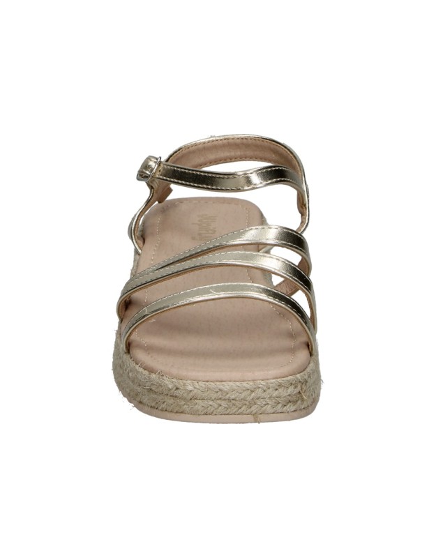 Sandalias con Plataforma JUPIFLY 9204 Color Dorado para Niña
