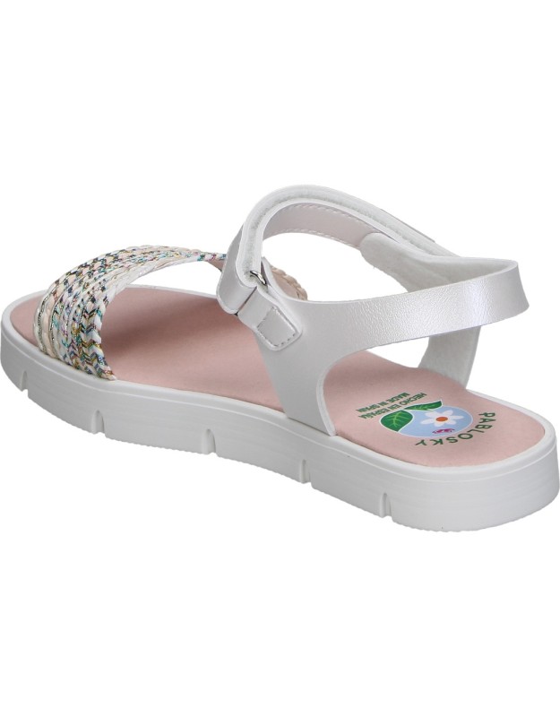 Sandalias PABLOSKY 447907 en Color Blanco con Detalles para Niña