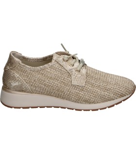 Zapatos con cuña TREINTAS l-4551 en beige para mujer
