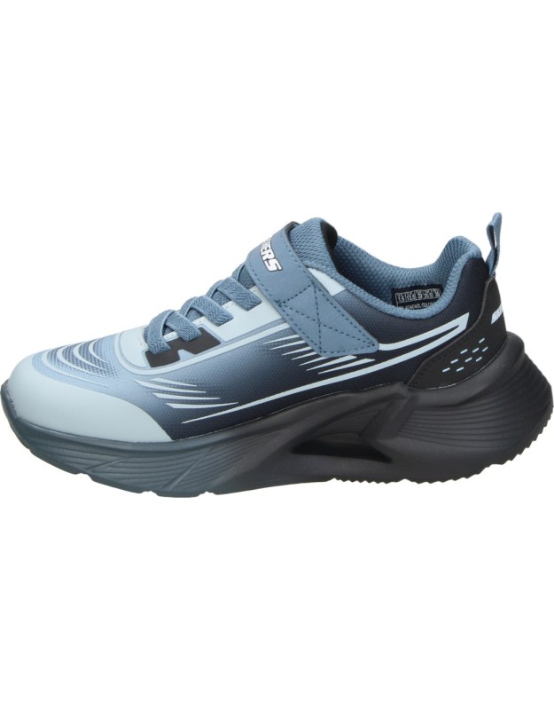 Zapatillas Skechers Tidal-Tech azul y negra para niño 404040l-bkdn