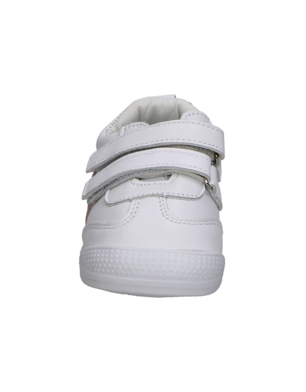 Zapatillas ÑAKOS 9000 Color Blanco con Detlles en Rosa para Niña