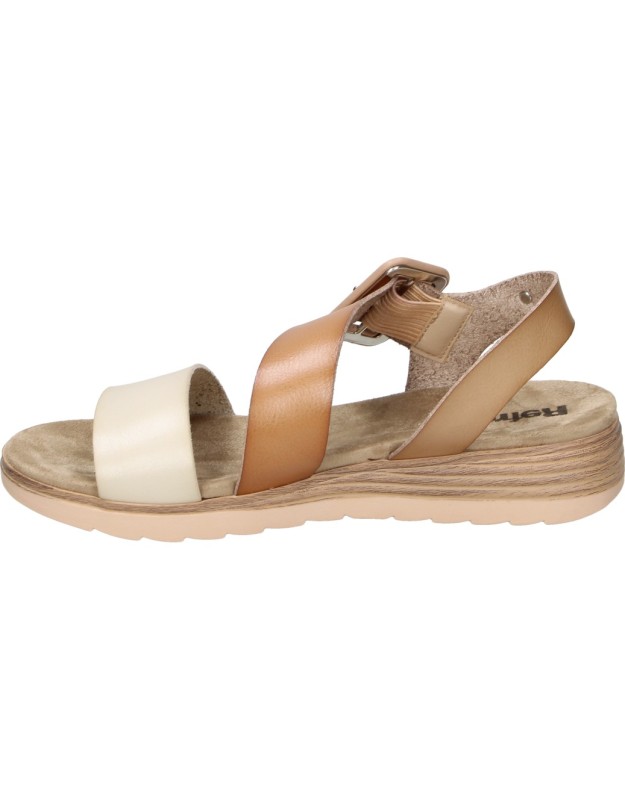 Sandalias de Cuña Baja REFRESH 172844 en Color Taupe para Mujer