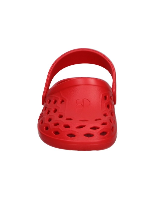 Chancletas PABLOSKY 100060 en Color Rojo Infantiles con Ajuste de Correa