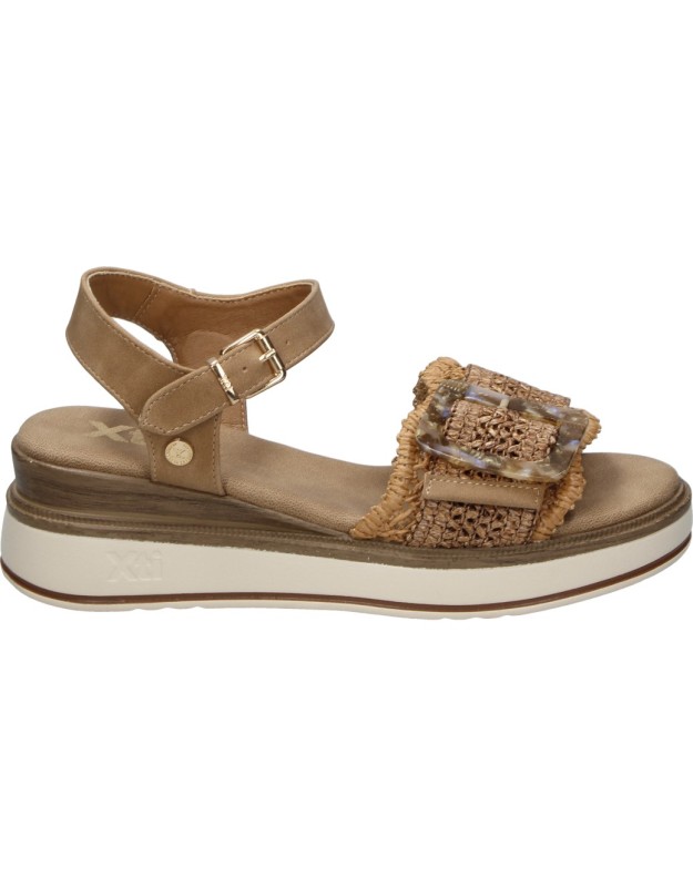 Sandalia con Cuña XTI 145240 en Color Camel para Mujer