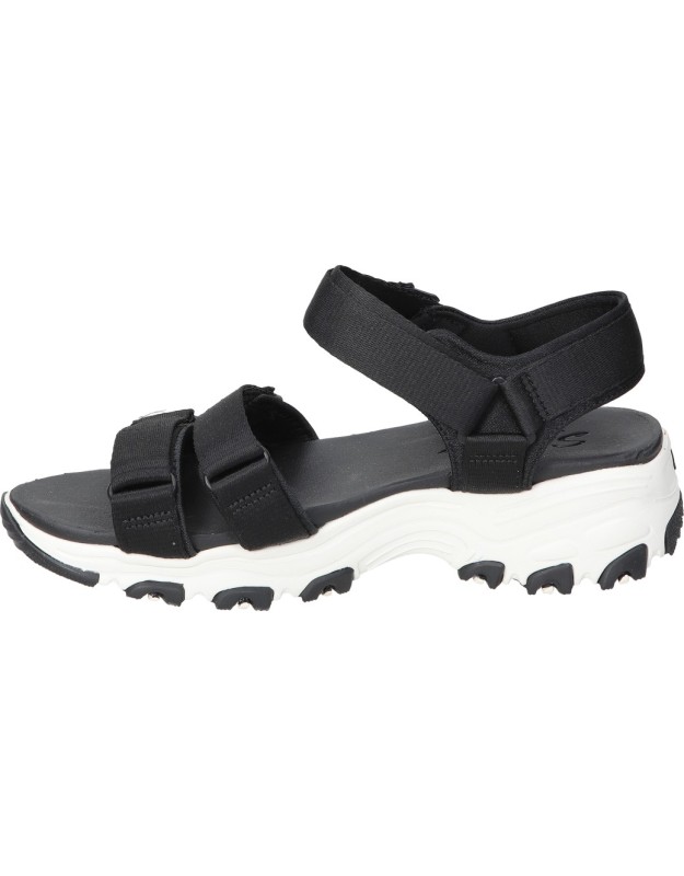 Sandalia Vegana con Plataforma SKECHERS 31514-blk en Color Negro para Muejer