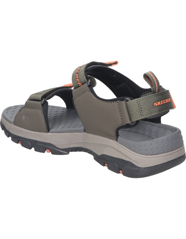 Sandalias con Velcro SKECHERS 205112-olv en Color Verde Oliva para Hombre