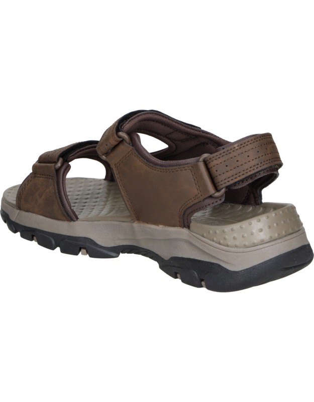 Sandalias para hombre plana SKECHERS 204105-choc en marrón