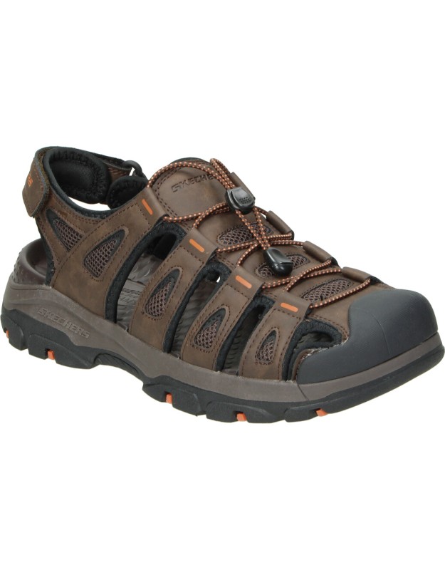Sandalias  SKECHERS 204111en Color Chocolate para Hombre