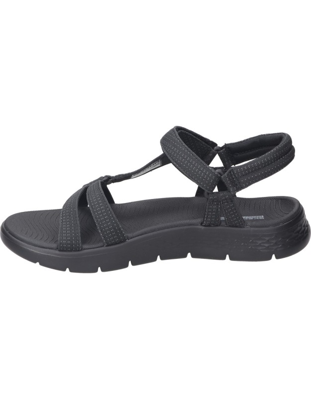Sandalia negra Skechers Go Walk Flex Sandal Sublime 141451-bbk