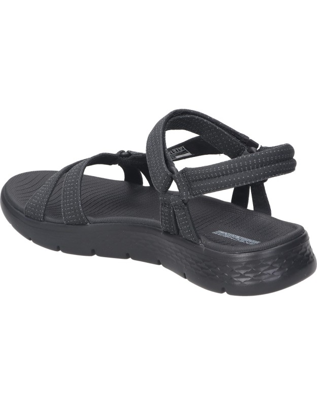 Sandalia negra Skechers Go Walk Flex Sandal Sublime 141451-bbk