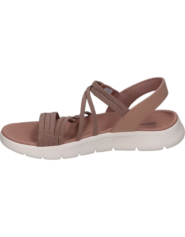 Sandalias GO WALK SKECHERS 141473-tan en Color Taupe para Mujer
