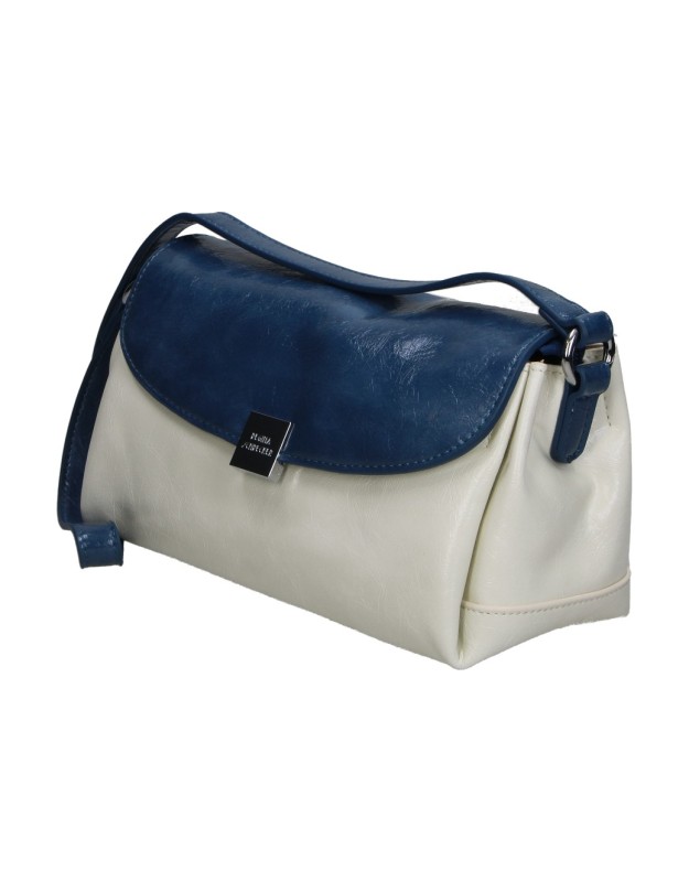 Bolso Bandolera CHENSON RS5584 en Color Blanco y Chocolate para Mujer