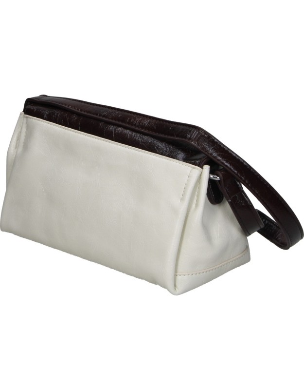 Bolso Bandolera CHENSON RS5584 en Color Blanco y Marrón para Mujer