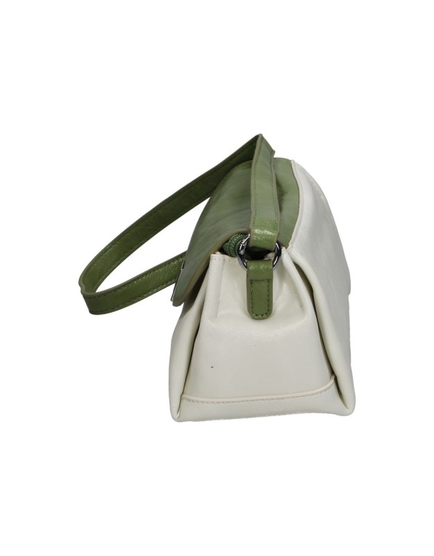 Bolso Bandolera CHENSON RS5584 en Color Blanco y Verde para Mujer