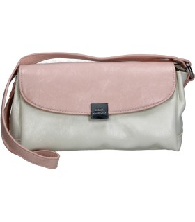 Bolso Bandolera CHENSON RS5584 en Color Blanco y Rosa para Mujer