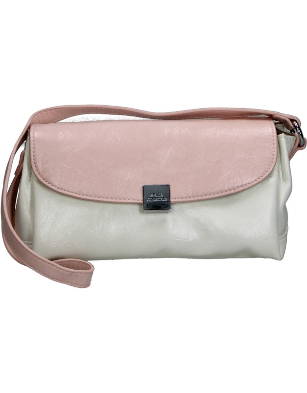 Bolso Bandolera CHENSON RS5584 en Color Blanco y Rosa para Mujer