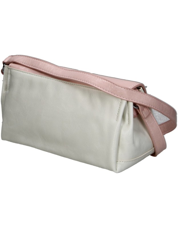 Bolso Bandolera CHENSON RS5584 en Color Blanco y Rosa para Mujer