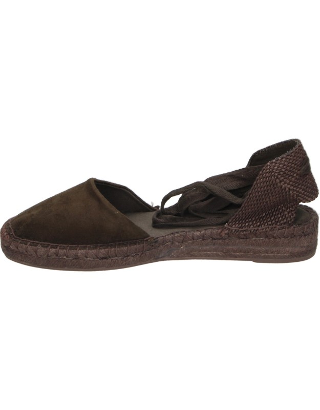 Alpargatas planas SKYDIVA Fancy en marrón chocolate para mujer