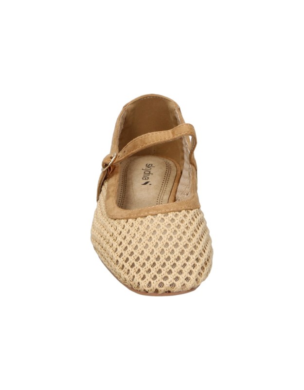 Merceditas SKYDIVA Lovin en color camel para mujer