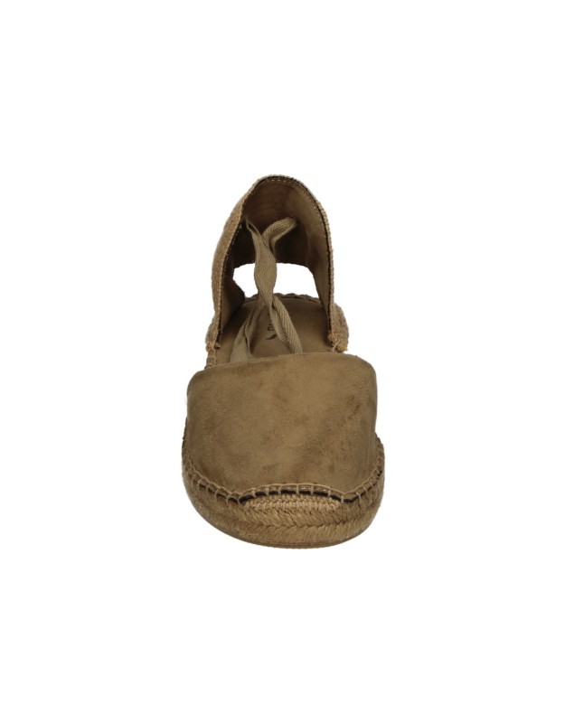 Alpargatas planas SKYDIVA Fancy en camel para mujer