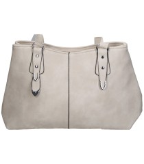 Bolso shopper con asas MIA LAROUGE sf8038 en beige