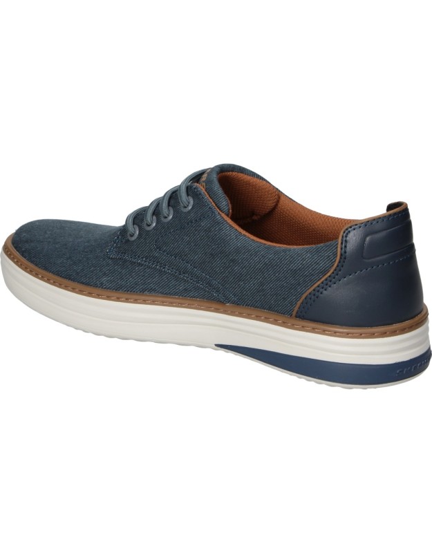 Zapato Casual Skechers Hyland Ratner en azul marino 205135-nvy