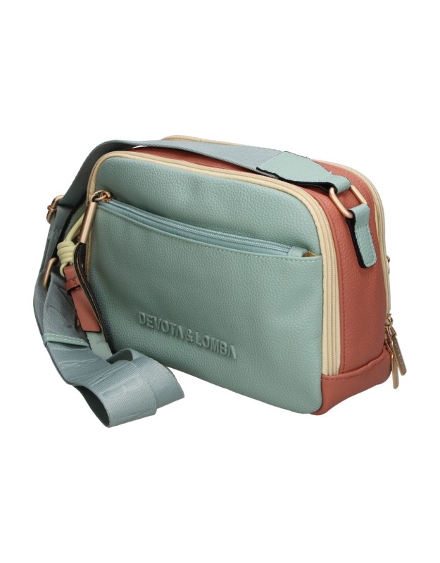 Bolso Bandolera DEVOTA&LOMBA 261011 en Color Verde para Mujer