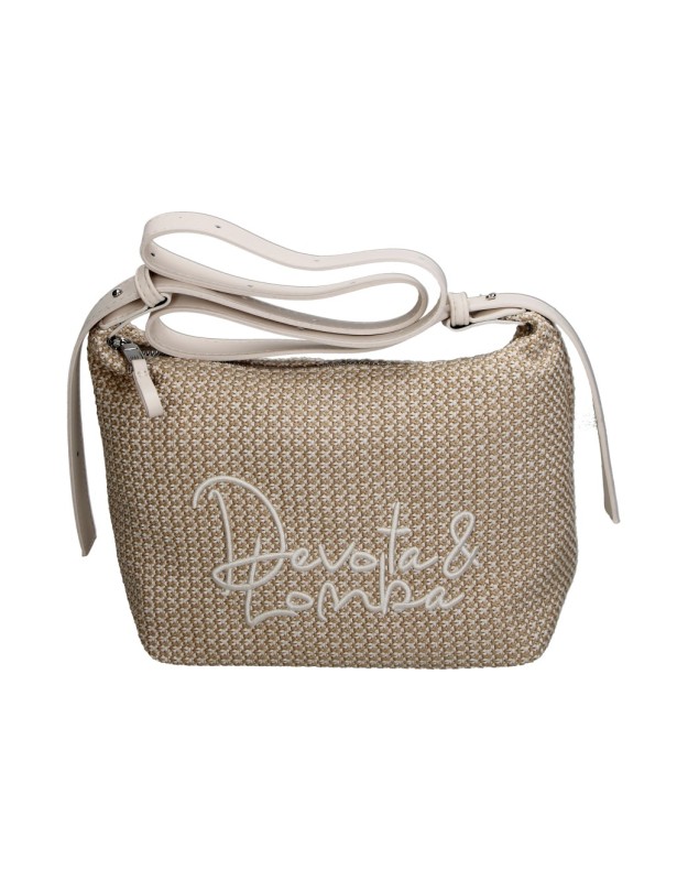 Bolso bandolera DEVOTA&LOMBA 160207 en beige para mujer