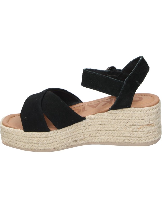 Sandalias color negro de cómodo CHK10 new bonita 11