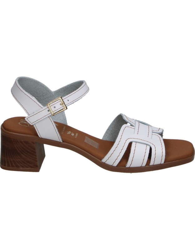 Sandalias de tacón OH MY SANDALS 5903 blancas para mujer